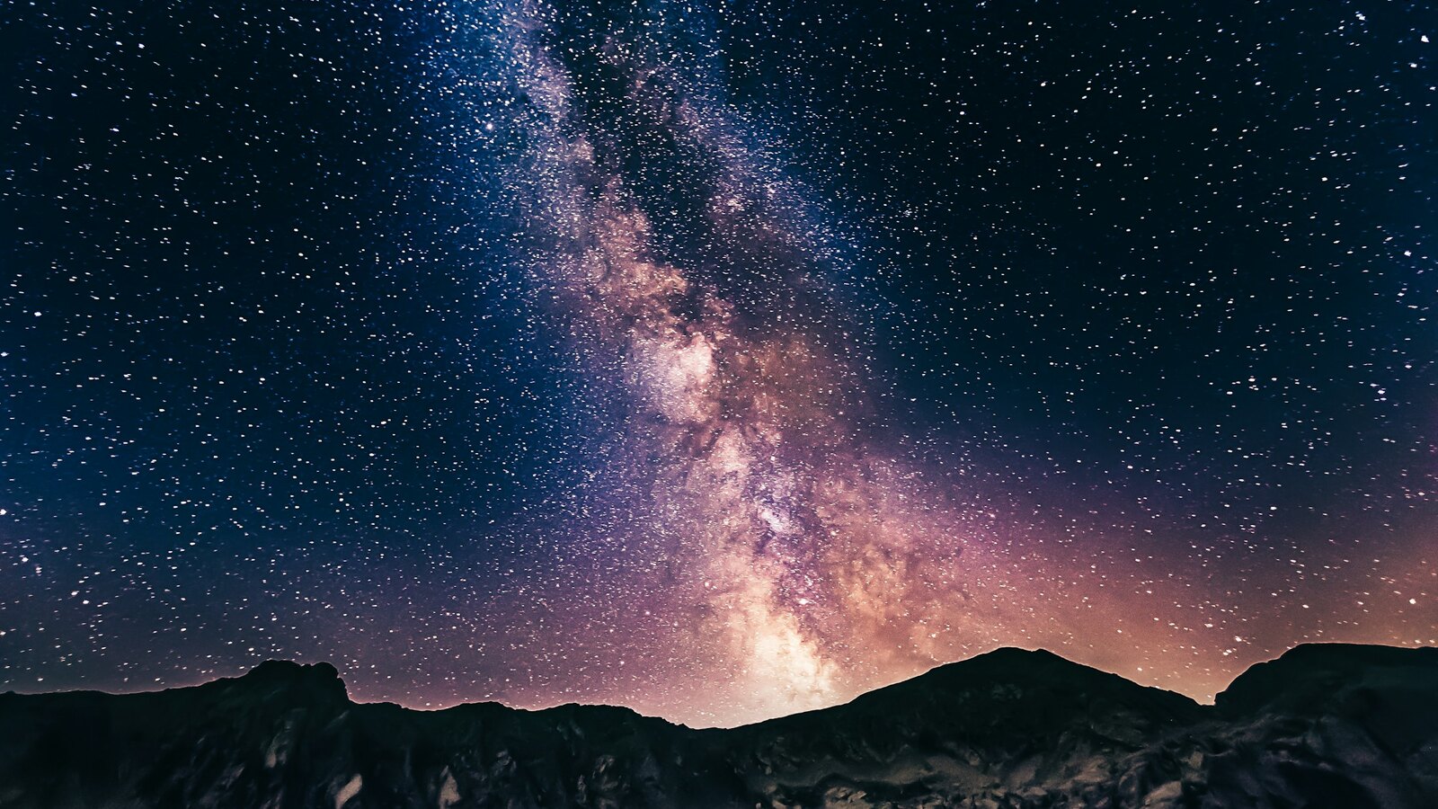 A deep night sky full of stars